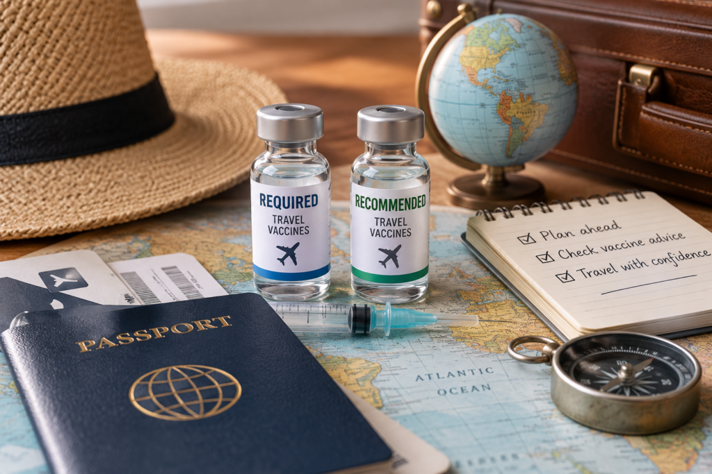 What's the Difference Between Required and Recommended Travel Vaccines?